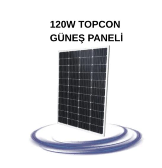120W TOPCON GÜNEŞ PANELİ