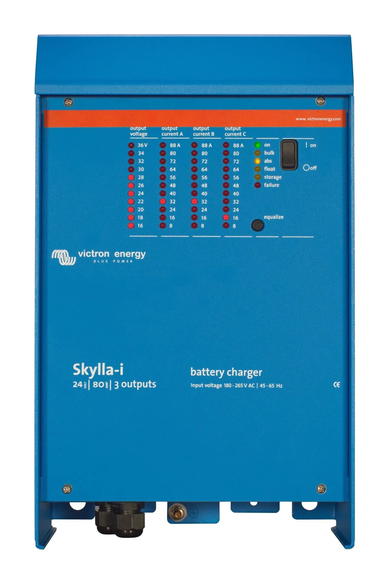 Victron Akü Şarj Cihazı Skylla-i 24V 80A 230V Battery Charger (3 çıkış) (SKI024080002)