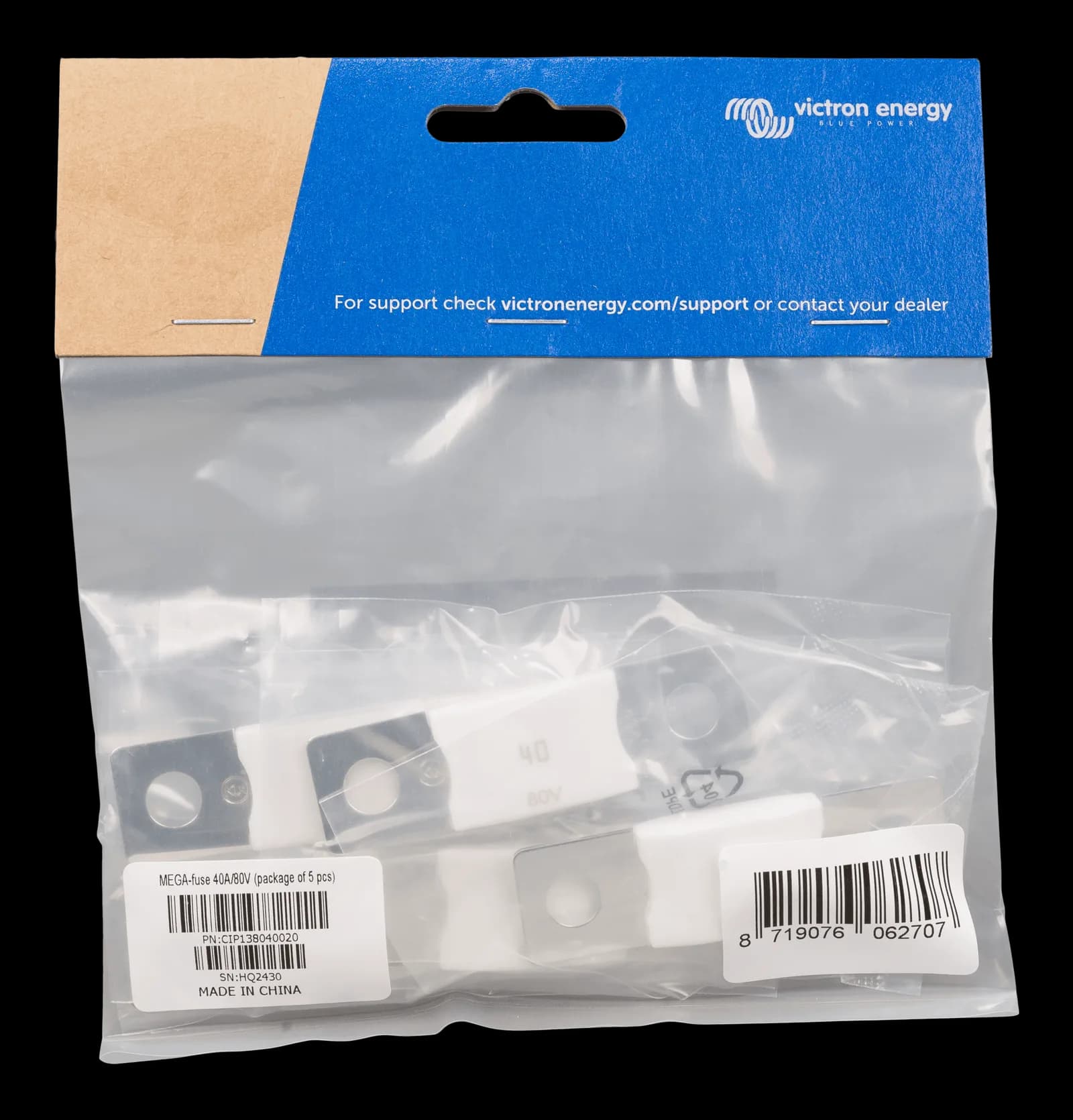 Victron Sigorta 250A/32V MEGA-fuse (PAKET/5 ADET) (CIP136250010)
