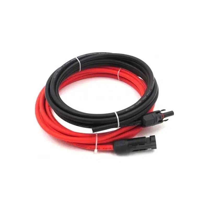 6 Mm Solar Kablo 20 Metre Mc4 Konnektörlü 10+10mt