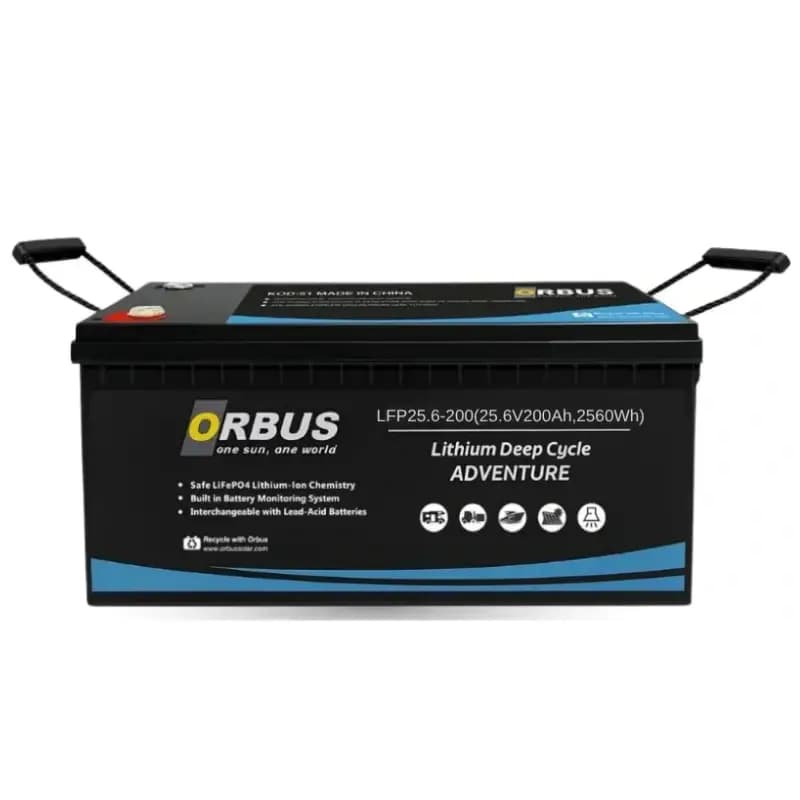 Orbus 25.6 V 200 Ah LifePo4 Lityum Akü