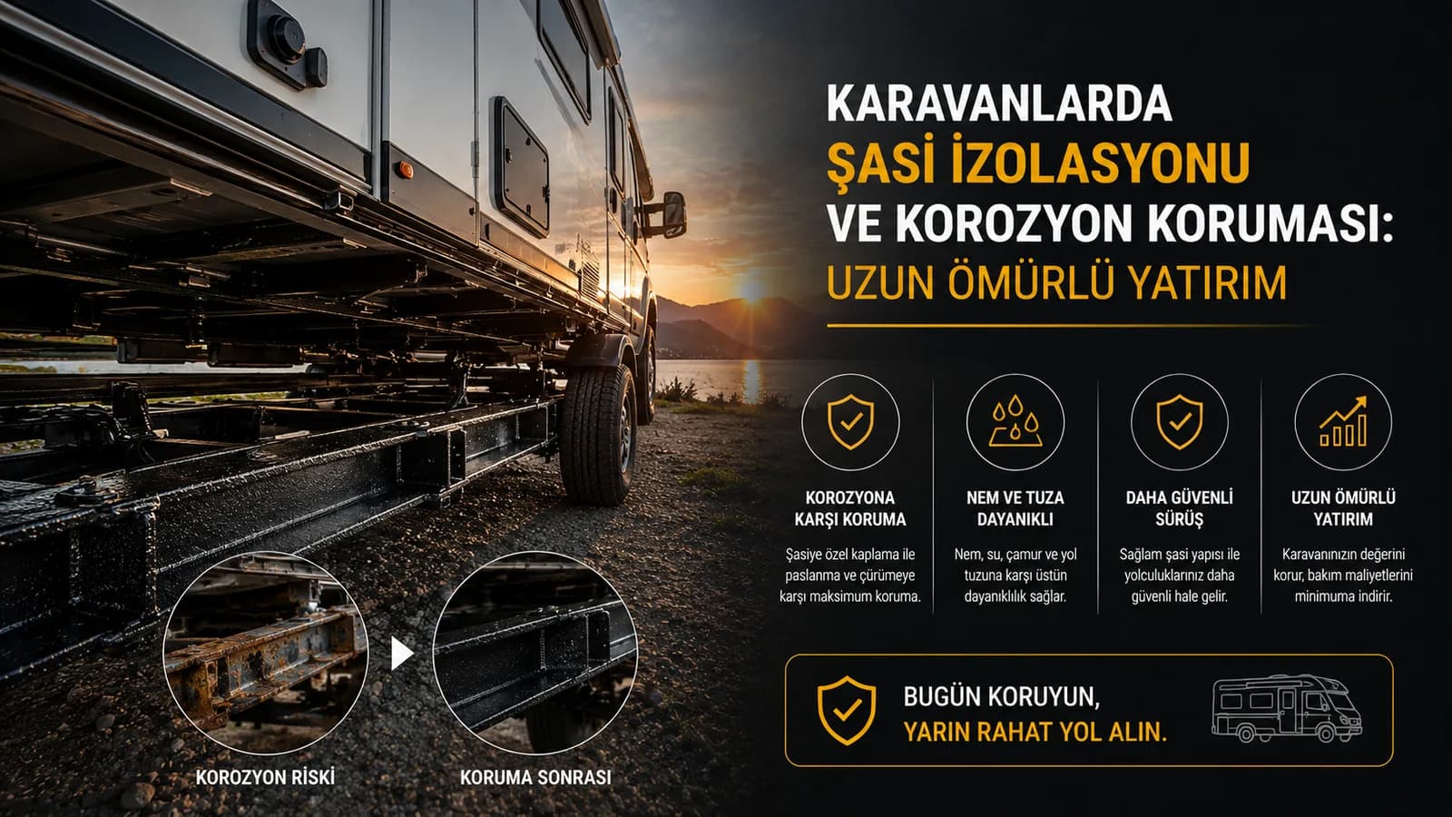 Karavanlarda Şasi İzolasyonu ve Korozyon Koruması: Uzun Ömürlü Yatırım